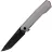 Нож Ruike P166-AK Black сталь 14C28N рукоять Grey Aluminum