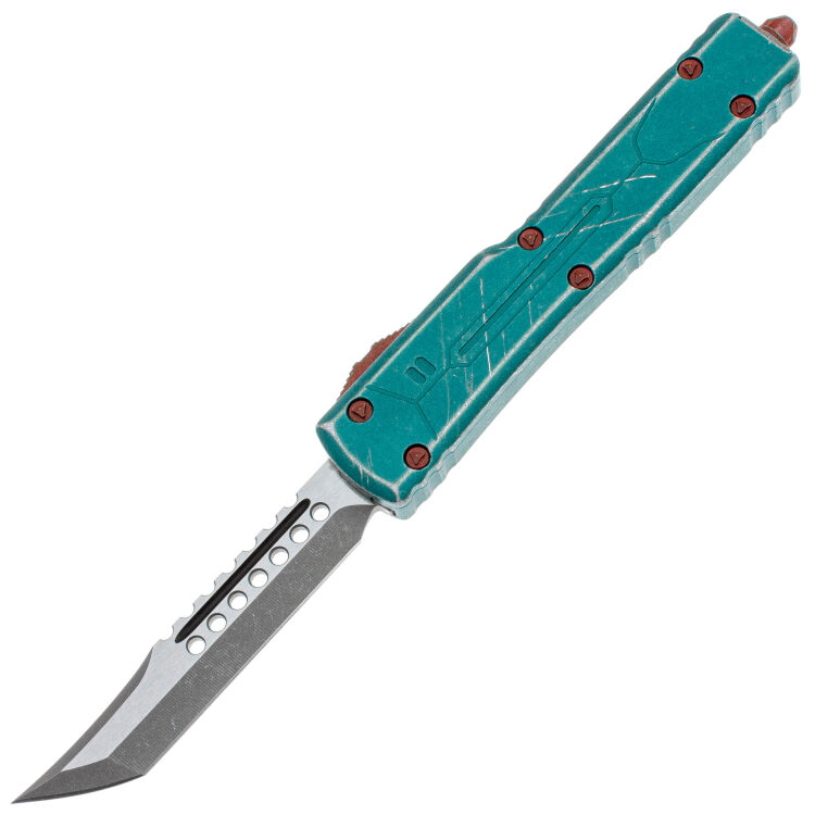 Нож Microtech UTX-70 Hellhound apocalyptic сталь CTS-204P рукоять Bounty Hunter Aluminium (419-10BH)
