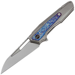 Нож WE Knife Falcaria beadblast сталь CPM-20CV рукоять Beadblast Ti/Flamed Ti (WE23012B-1)