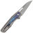 Нож WE Knife Falcaria beadblast сталь CPM-20CV рукоять Beadblast Ti/Flamed Ti (WE23012B-1)