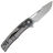 Нож Reate GTR satin сталь M390 рукоять beadblast Titanium/Zirconium/Gray clip