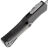 Нож Microtech Hera S/E stonewash сталь M390 рукоять Black Aluminium (703-10)