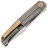 Нож TuoTown Fin сталь M390 рукоять Bronze Crystal/GraphiteTitanium