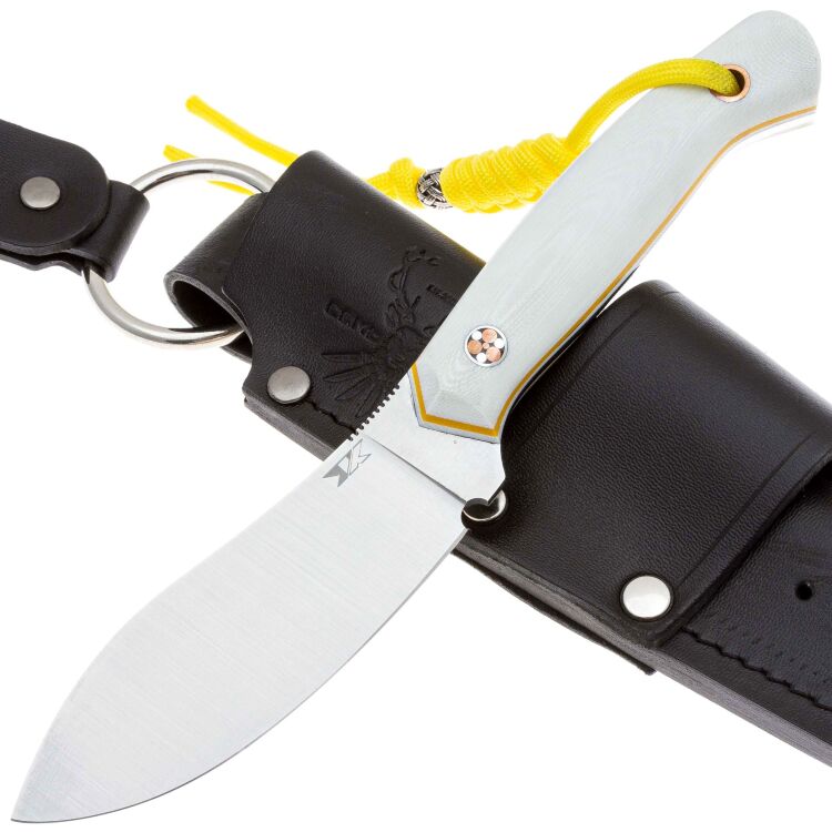 Нож 7 Ножей Нессмук сталь N690 рукоять White G10