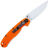 Нож Ontario RAT-2 Satin сталь AUS-8 рукоять Orange GRN (8860OR)