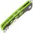 Нож QSP Unicorn stonewash сталь 14C28N рукоять Black/Neon G10 (QS156-C1)