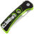 Нож QSP Unicorn stonewash сталь 14C28N рукоять Black/Neon G10 (QS156-C1)