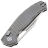 Нож Kunwu Django satin сталь Elmax рукоять Diamond Texture Gray Ti