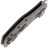 Нож ZT 0308CF сталь M390 stonewash рукоять Ti/Carbon Fiber