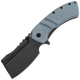 Нож Kansept Korvid XL blackwash сталь 154CM рукоять Blue Micarta