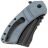 Нож Kansept Korvid XL blackwash сталь 154CM рукоять Blue Micarta