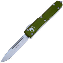 Нож Microtech Ultratech S/E Stonewash сталь M390 рукоять Olive Drab  Aluminum (121-10OD)