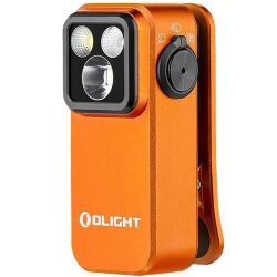 Фонарь Olight Oclip Pro Orange Luminus SFT-12/Red холодный белый