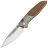 Нож Real Steel Hoeft satin сталь S35VN рукоять Titanium/Natural Micarta (7901NM)