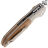 Нож Real Steel Hoeft satin сталь S35VN рукоять Titanium/Natural Micarta (7901NM)
