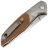 Нож Real Steel Hoeft satin сталь S35VN рукоять Titanium/Natural Micarta (7901NM)