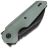 Нож Tenable Rafe L blackwash сталь 14C28N рукоять Green Micarta