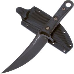 Нож Microtech/Borka Blades SBK DLC сталь M390 рукоять Carbon fiber (200-1DLCCFS)