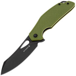 Нож Mr.Blade Wyvern Spay Point blackwash сталь AUS-8 рукоять Olive FRN