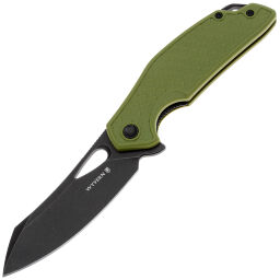 Нож Mr.Blade Wyvern Spay Point blackwash сталь AUS-8 рукоять Olive FRN