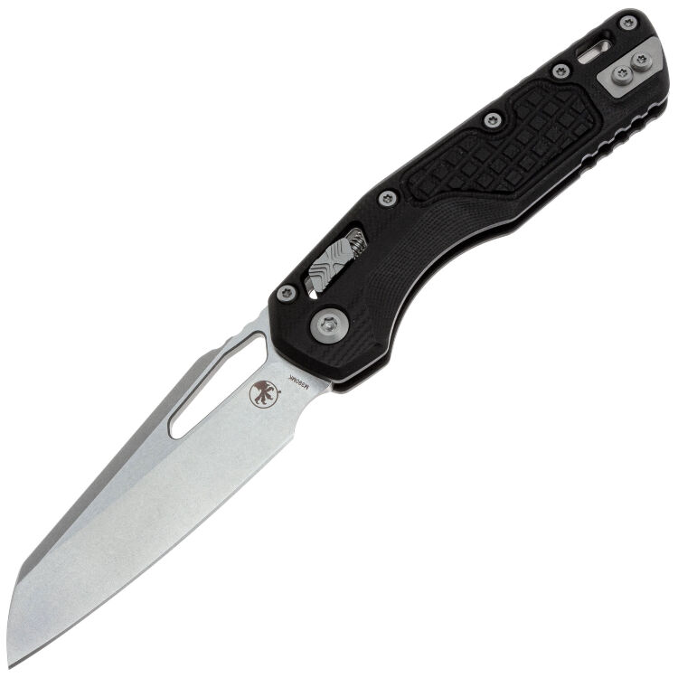 Нож Microtech MSI Ram-Lok stonewash сталь M390MK рукоять Blag Frag G10 (210-10FRGTBK)