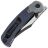 Нож Kizer Pioneer Bowie black PVD сталь S35VN рукоять Blue Canyon Richlite/Grey Titanium