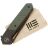 Нож WE Knife Arsenal blackwash сталь CPM-20CV рукоять Black Ti/OD Green G10 (WE20073-2)