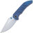 Нож WE Knife Riff-Raff satin сталь CPM-20CV рукоять Blue Ti (WE22020B-2)