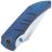 Нож WE Knife Riff-Raff satin сталь CPM-20CV рукоять Blue Ti (WE22020B-2)