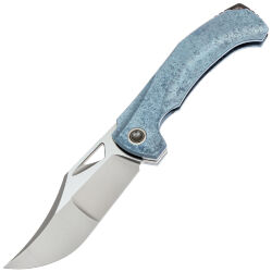 Нож TuoTown Bicornis сталь TMAX рукоять Blue Crystal Ti
