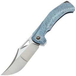 Нож TuoTown Bicornis сталь TMAX рукоять Blue Crystal Ti