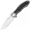 Нож Real Steel Exorcist stonewash сталь S35VN рукоять Titanium/Carbon Fiber (9412CF)