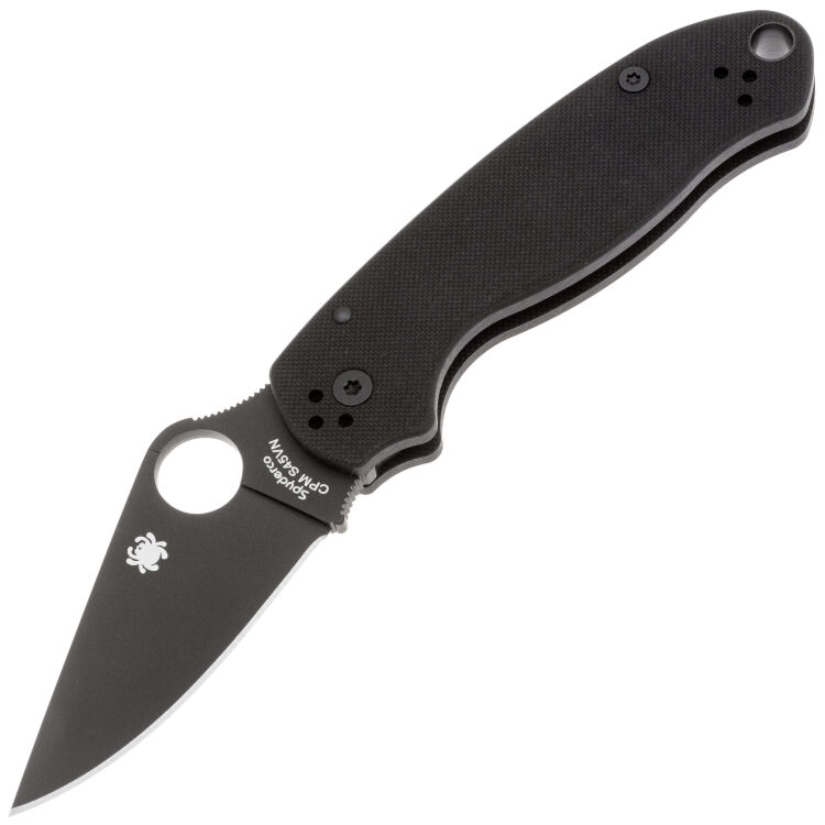 Нож Spyderco Para 3 Black сталь S45VN рукоять Black G10 (C223GPBK)
