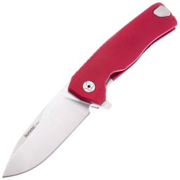 Нож Lion Steel ROK Satin cталь M390 рукоять Red Aluminum (L/ROK A RS)