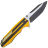 Нож Petrified Fish Mocado black сталь K110 рукоять Black/Yellow G10