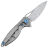 Нож Rike Knife Mini сталь Damasteel рукоять Plain Ti