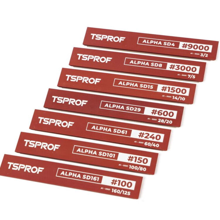 Набор алмазных брусков для заточки TSPROF Alpha SD161—SD4