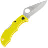 Нож Spyderco Ladybug 3 Salt сталь H-2 рукоять Yellow FRN (LYLP3)