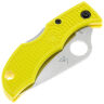 Нож Spyderco Ladybug 3 Salt сталь H-2 рукоять Yellow FRN (LYLP3)