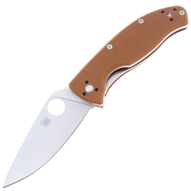 Нож Spyderco Tenacious сталь 8Cr13MoV рукоять Brown G10 (C122GPBN)