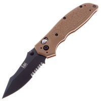 Нож Hogue/H&K Exemplar Black PS сталь 154CM рукоять Tan G10