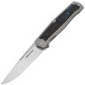 Нож Real Steel Rokot Premium сталь S35VN рукоять Dark Matter Blue FatCarbon/Ti (7645DB)