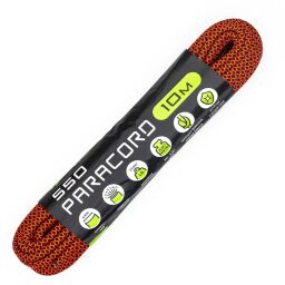 Паракорд CORD 550 Neon Orange snake 10м