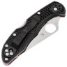 Нож Spyderco Delica 4 PS Thin Red Line сталь VG-10 рукоять Black FRN (C11FPSBKRD)