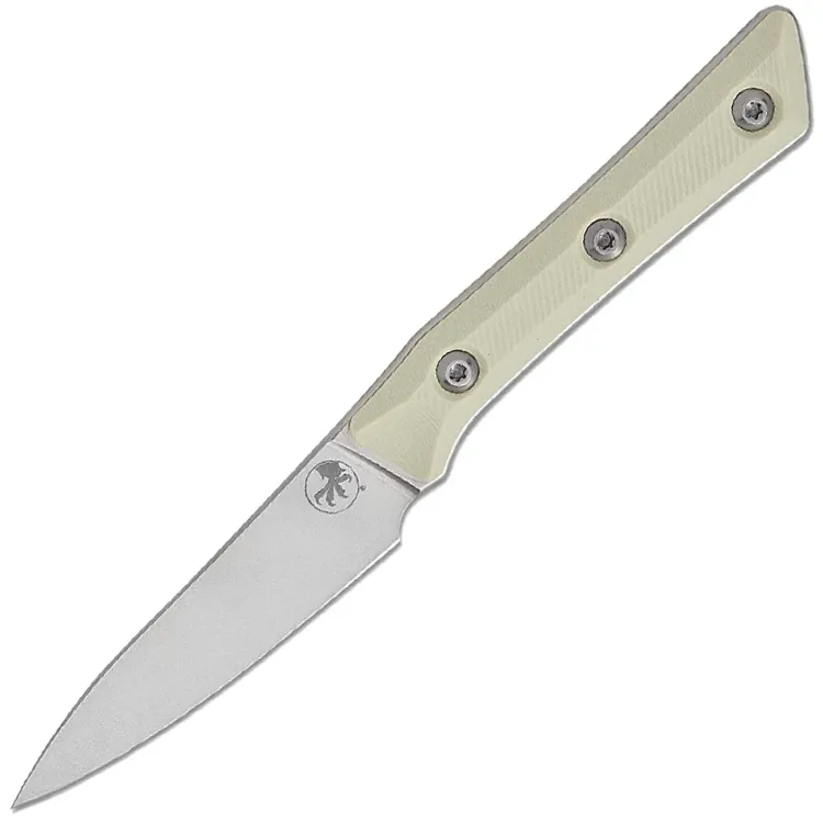 Нож кухонный Microtech 3.5" Paring Knife сталь M390MK рукоять Ivory G10 (3500-10IV)
