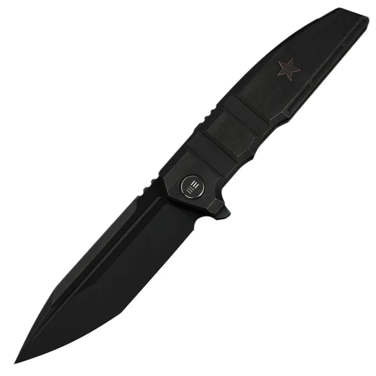 Нож WE Knife Breach blackwash сталь M390 рукоять Black Titanium (WE25077-2)