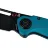 Нож Vosteed Zander blackwash сталь S35VN рукоять Steel Blue Aluminum