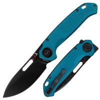 Нож Vosteed Zander blackwash сталь S35VN рукоять Steel Blue Aluminum