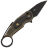 Нож WE Knife Yardbird blackwash сталь CPM-20CV рукоять Bronze Ti/Rose Carbon Fiber (WE22021-2)