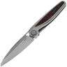 Нож Rike Baidi-S сталь M390 рукоять Black Ti/Red CF